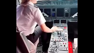 Delhi airport air pilot hot dancing